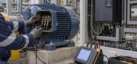 Manutenção em motor industrial realizada pela JETA Engenharia